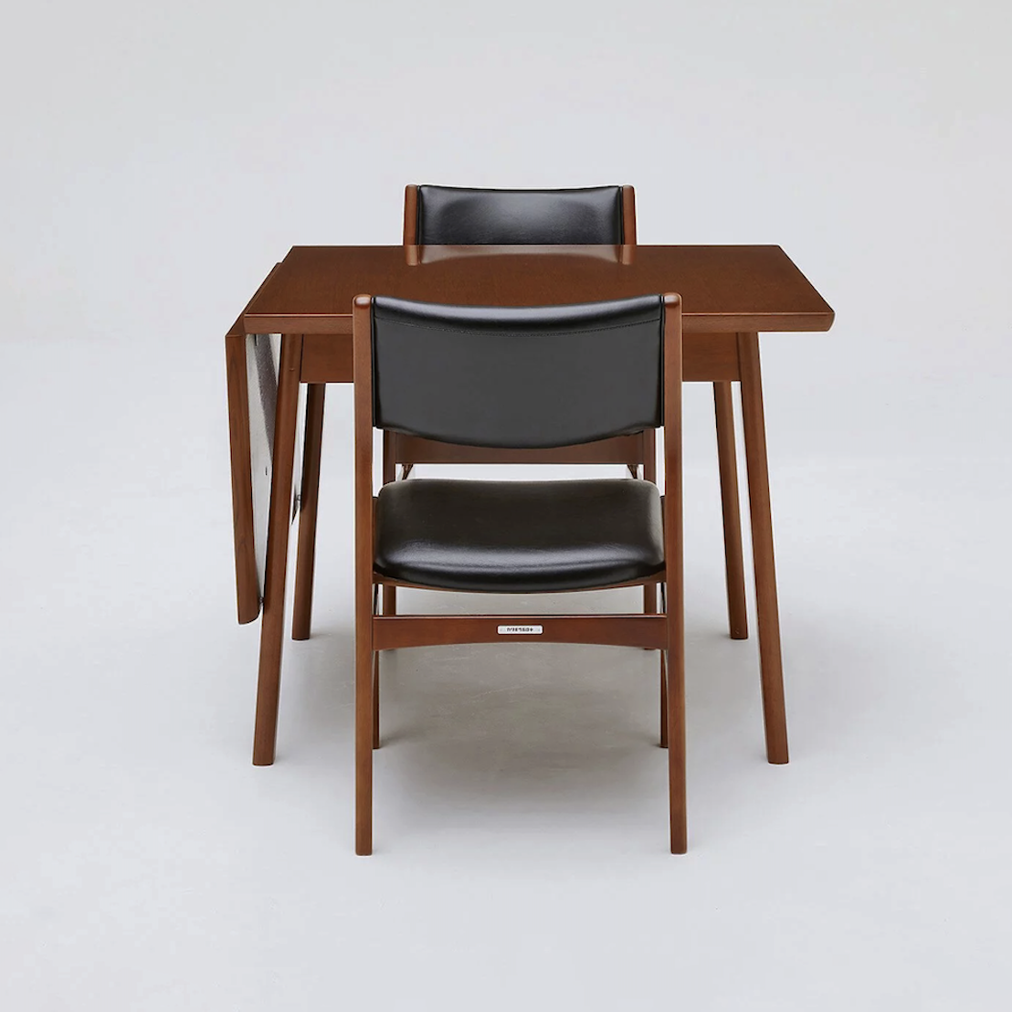 Dining Table Butterfly Dinning Table (Walnut Finish)