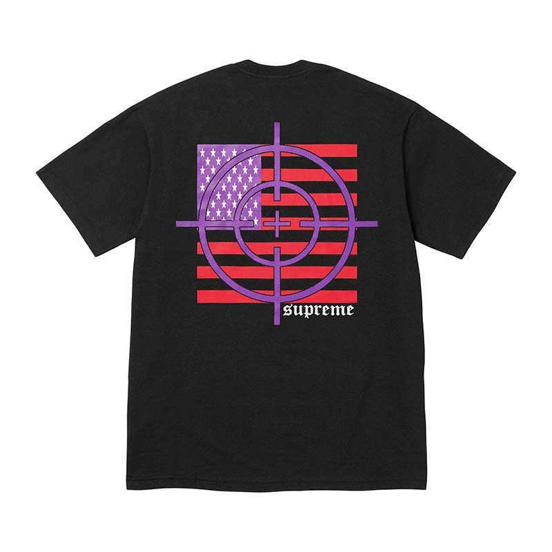 Supreme Target Tee Black 美國 準星 短袖 黑色 FW25T27-BK [台灣現貨]