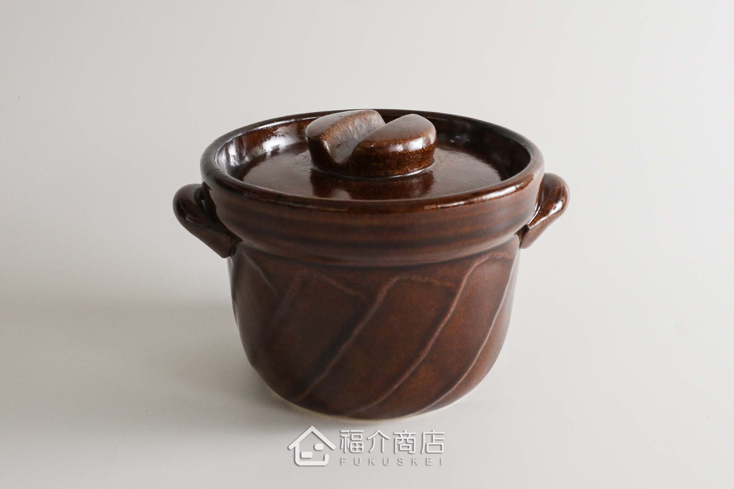 煮飯用陶瓷材質的飯鍋