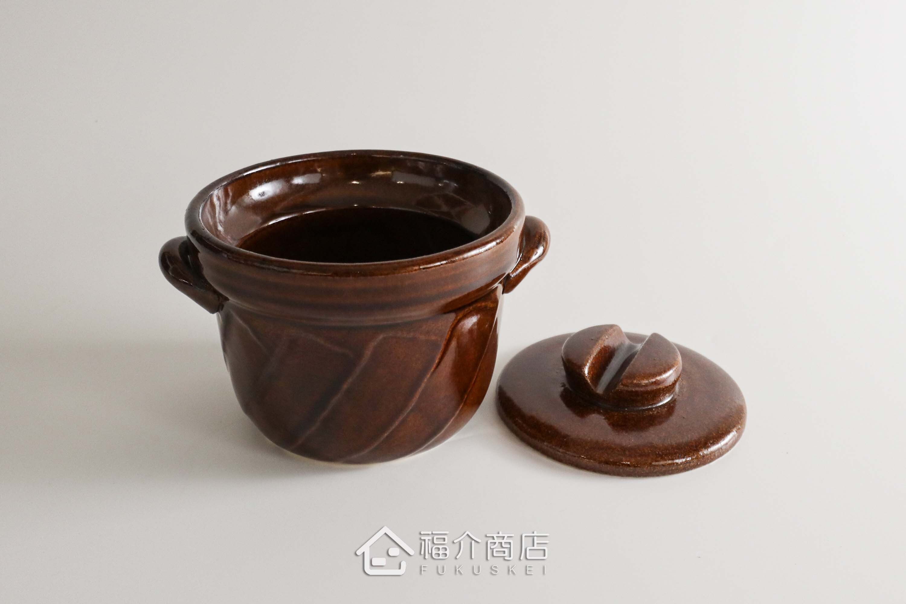 煮飯用陶瓷材質的飯鍋