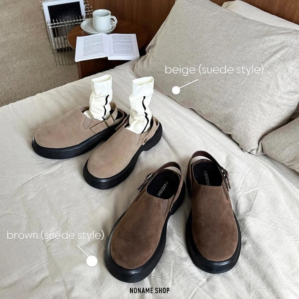 DISCOAT 日本限定 2WAY 厚底 懶人鞋 四色 (女款)