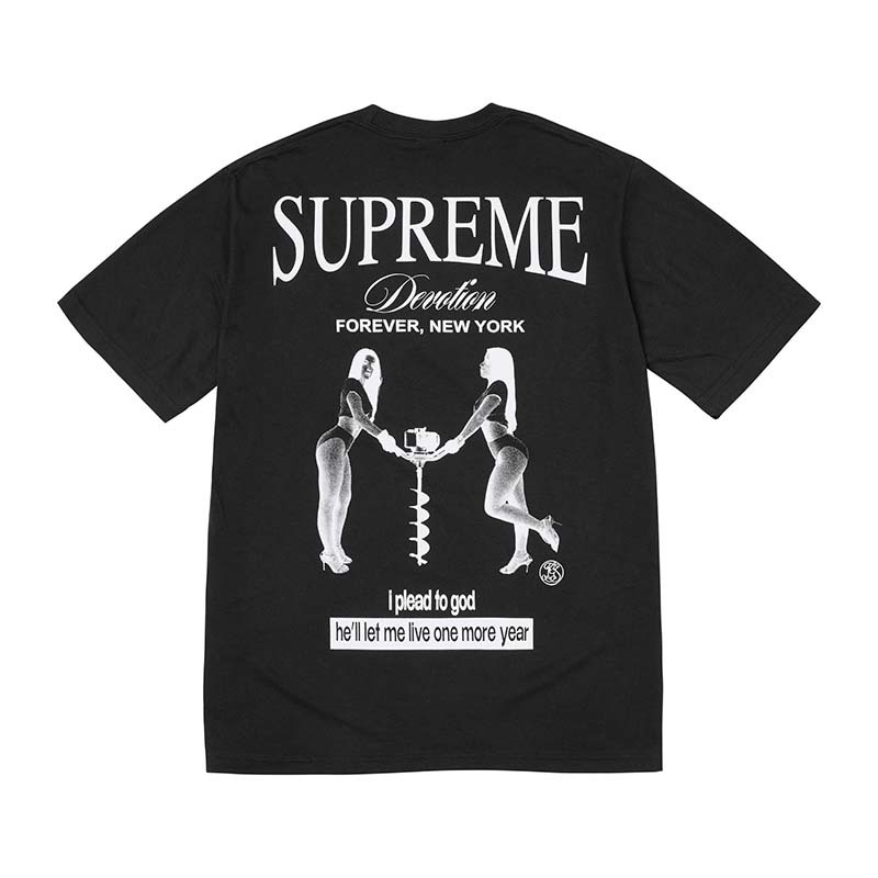 Supreme Devotion Tee Black 短袖 黑色 FW25T34-BK [台灣現貨]