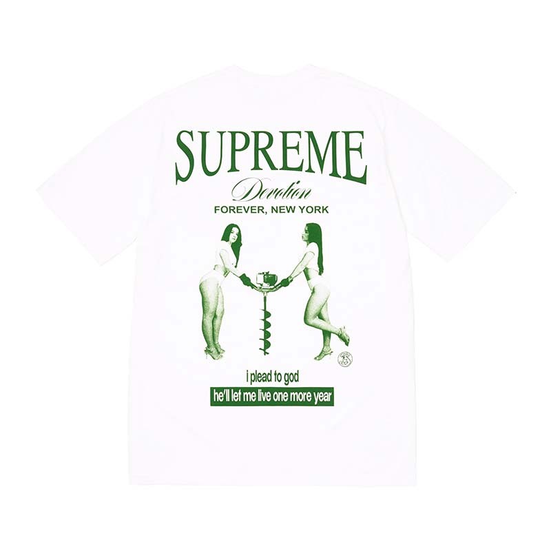 Supreme Devotion Tee White 短袖 白色 FW25T34-WE [台灣現貨]
