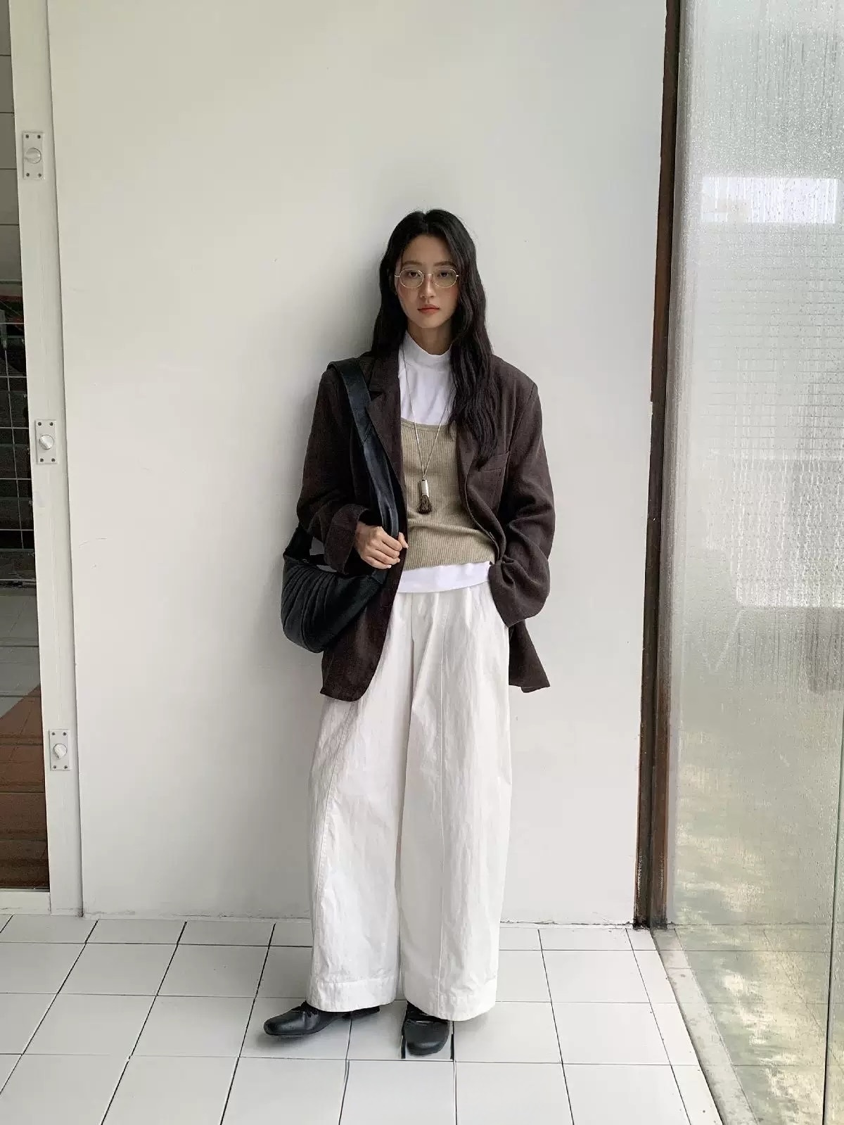 575 天絲苧麻休閒西外