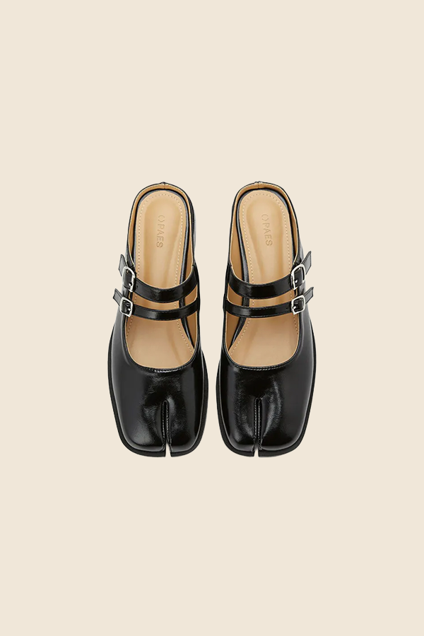PAES - 分趾穆勒鞋（經典黑）
