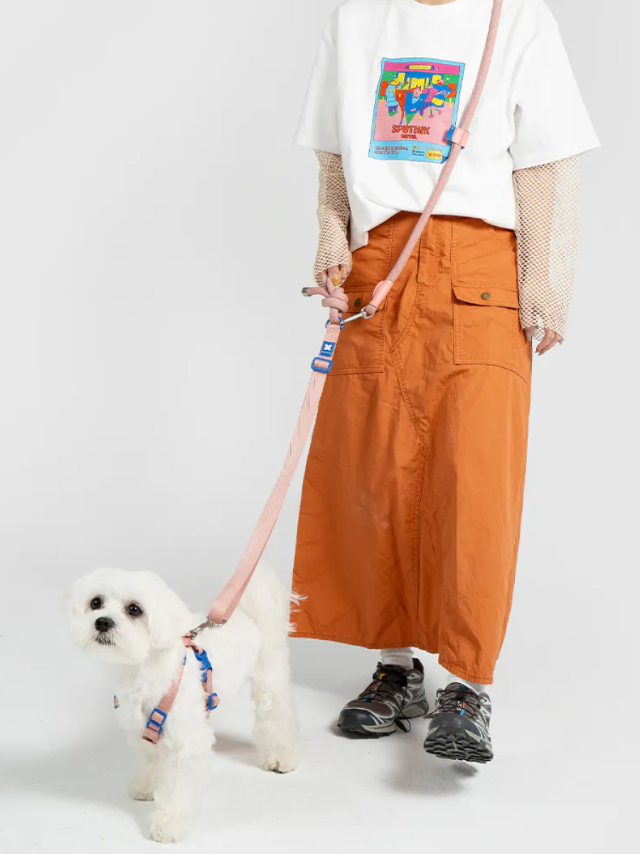 【SPUTNIK】10TH YEAR︱多功能圓牽繩 粉色