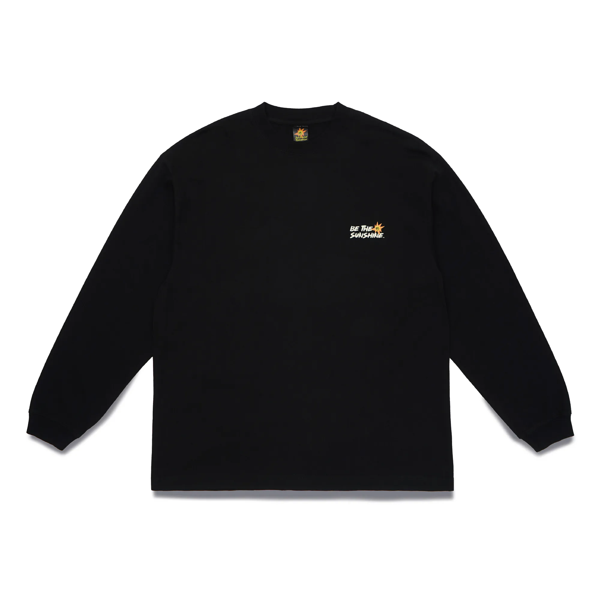 SUN SHIIINE TOMORROW “BE THE SUN SHIIINE” L/S GRAPHIC T-SHIRT SLTS01BLK