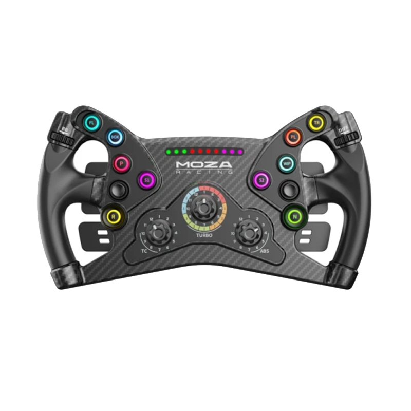 【超神組合】MOZA R9基座+KS盤面+CRP2雙踏板+Playseat Trophy Black賽車架