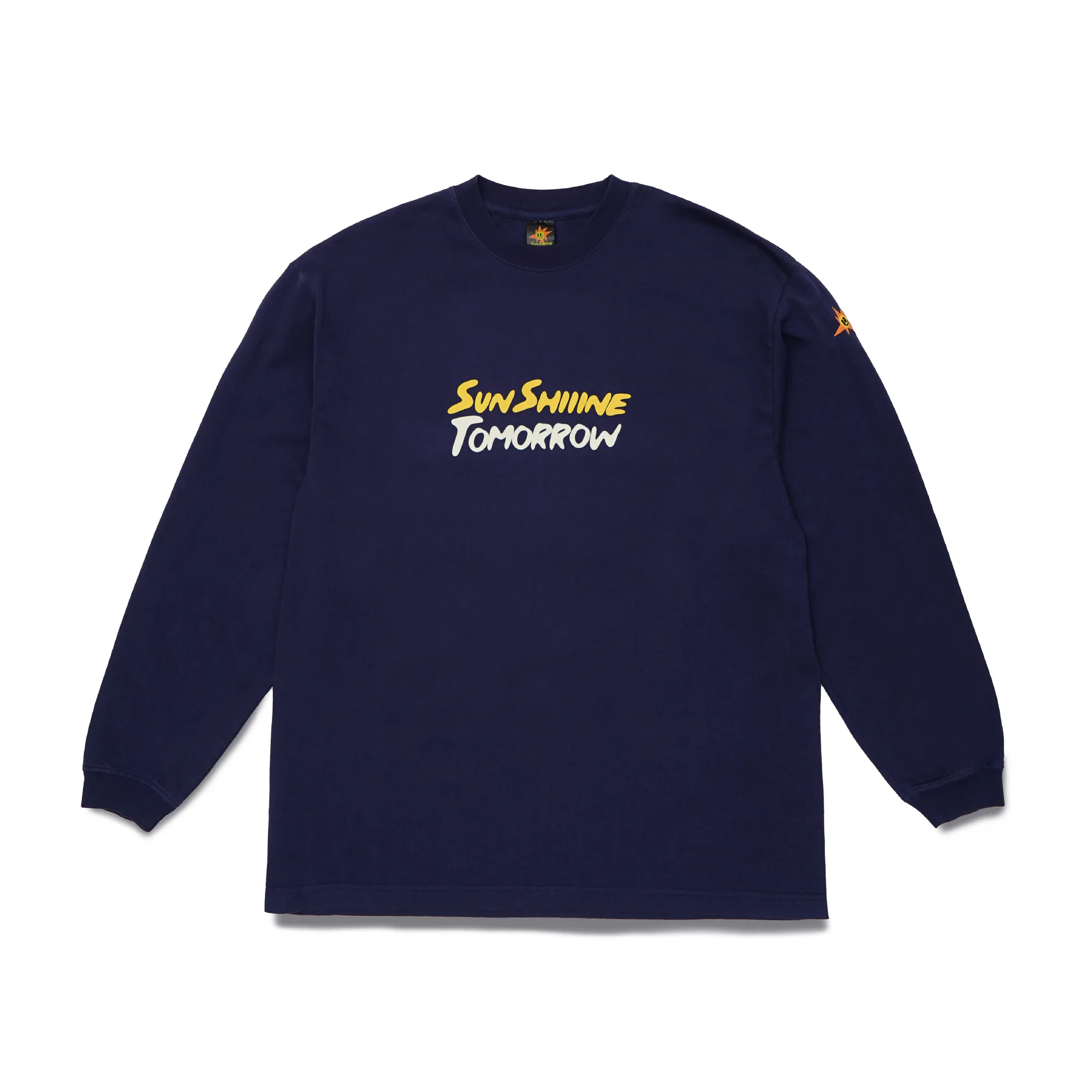 SUN SHIIINE TOMORROW “FROM DARK TO LIIIGHTS” L/S GRAPHIC T-SHIRT LTS02NVY