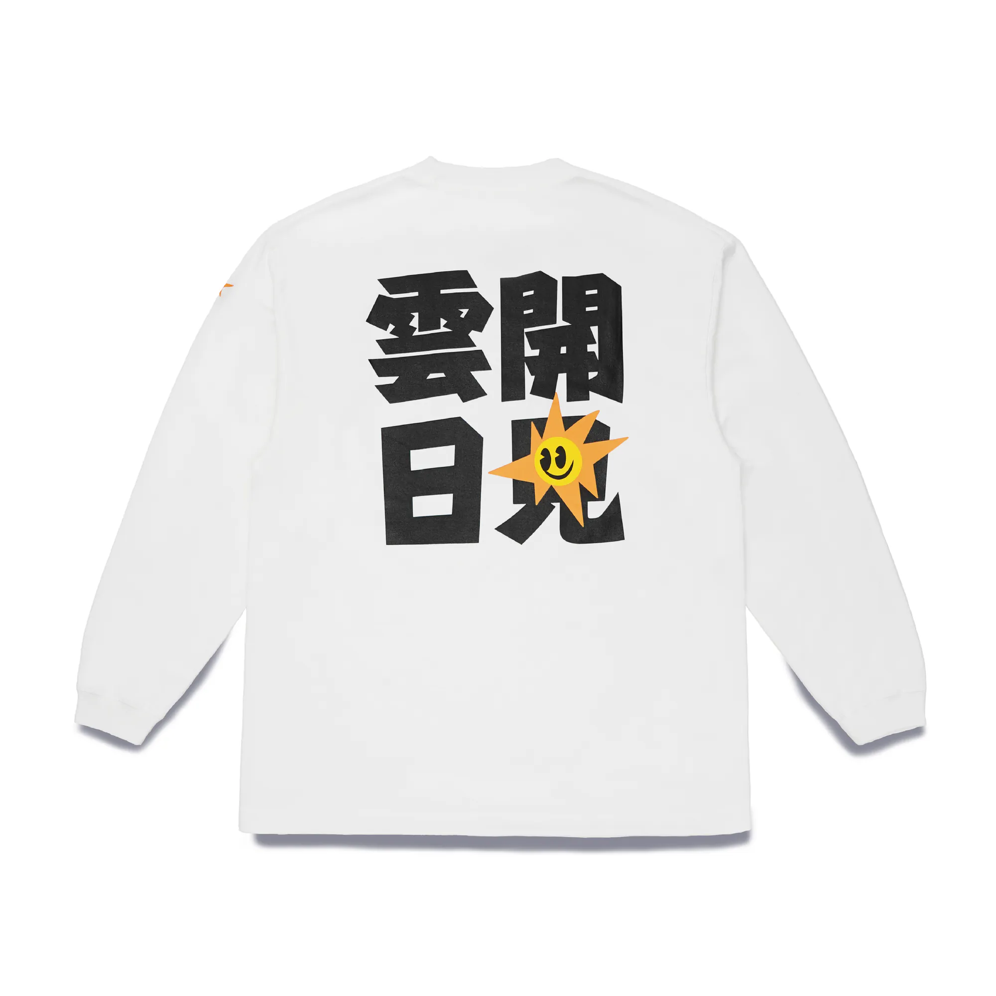 SUN SHIIINE TOMORROW “FROM DARK TO LIIIGHTS” L/S GRAPHIC T-SHIRT LTS02WHT