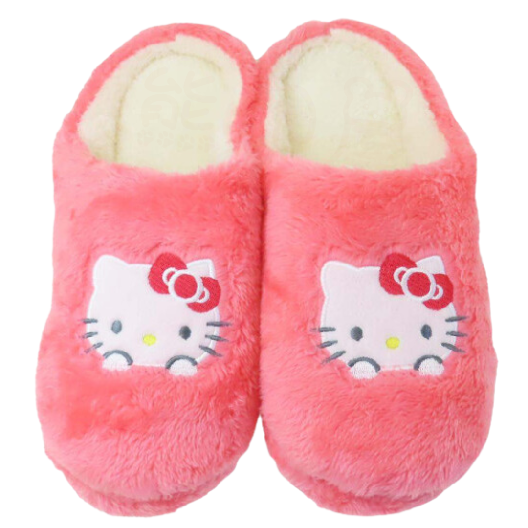 Hello Kitty毛絨家居拖鞋(23-25cm)