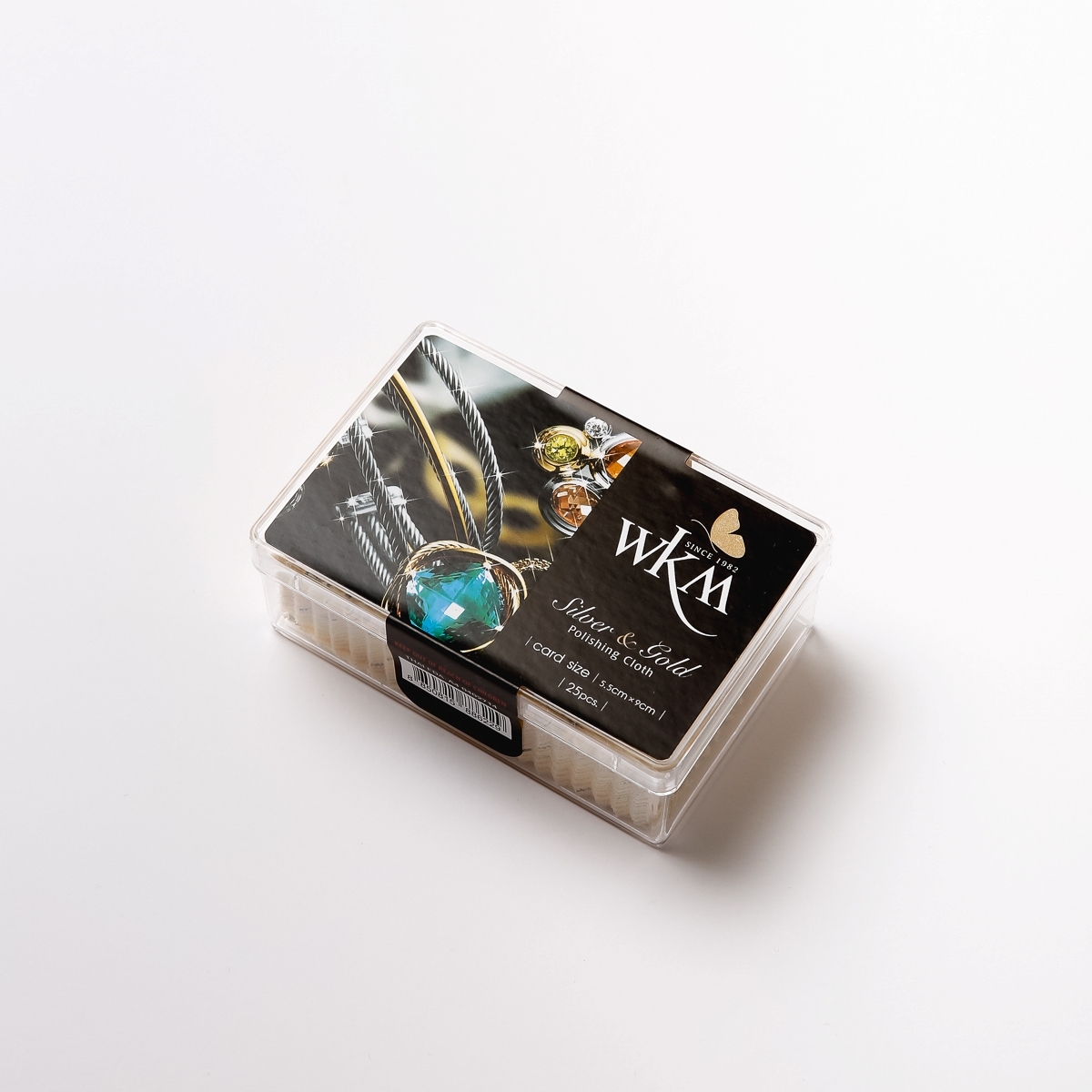 泰國 WKM金銀拋光布｜一盒25入｜金銀擦拭布｜泰國製造