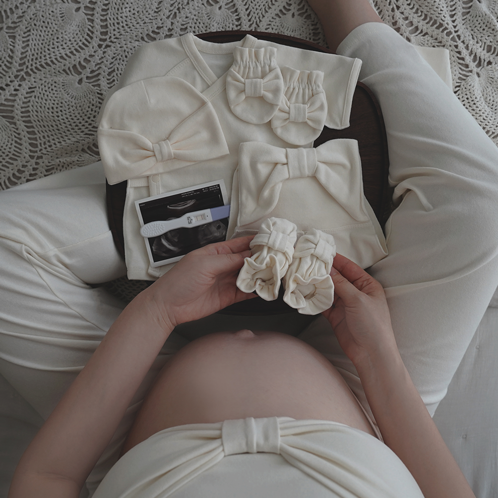 Ribbon 孕婦長褲(蝴蝶結)