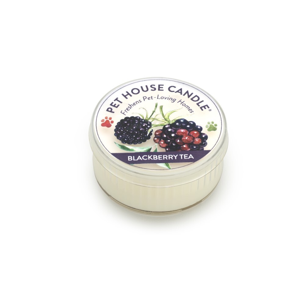 One Fur All 天然精油香薰除臭蠟燭 - 黑莓香茶 (1.5oz)