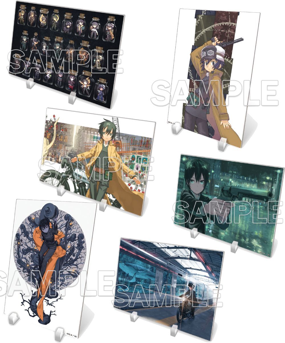 預購-『奇諾の旅 the Beautiful World』25周年紀念  壓克力板 系列 【日本進口精品】