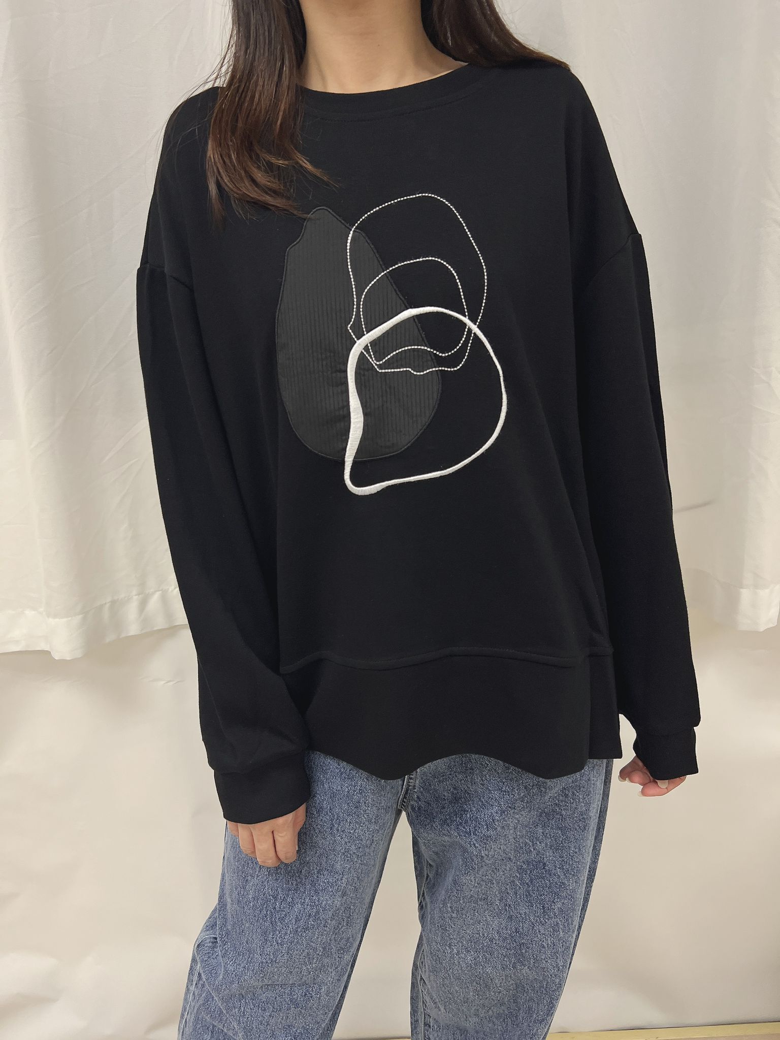 TE 抽象 圖案 TOP