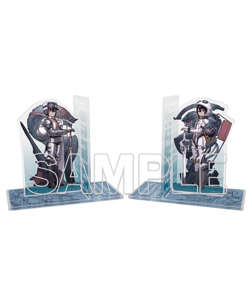 預購-『奇諾の旅 the Beautiful World』25周年紀念 壓克力書擋【日本進口精品】