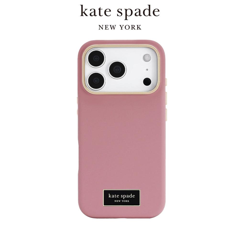【kate spade】 iPhone 17 系列 精品磁吸防摔手機殼 沙丘玫瑰
