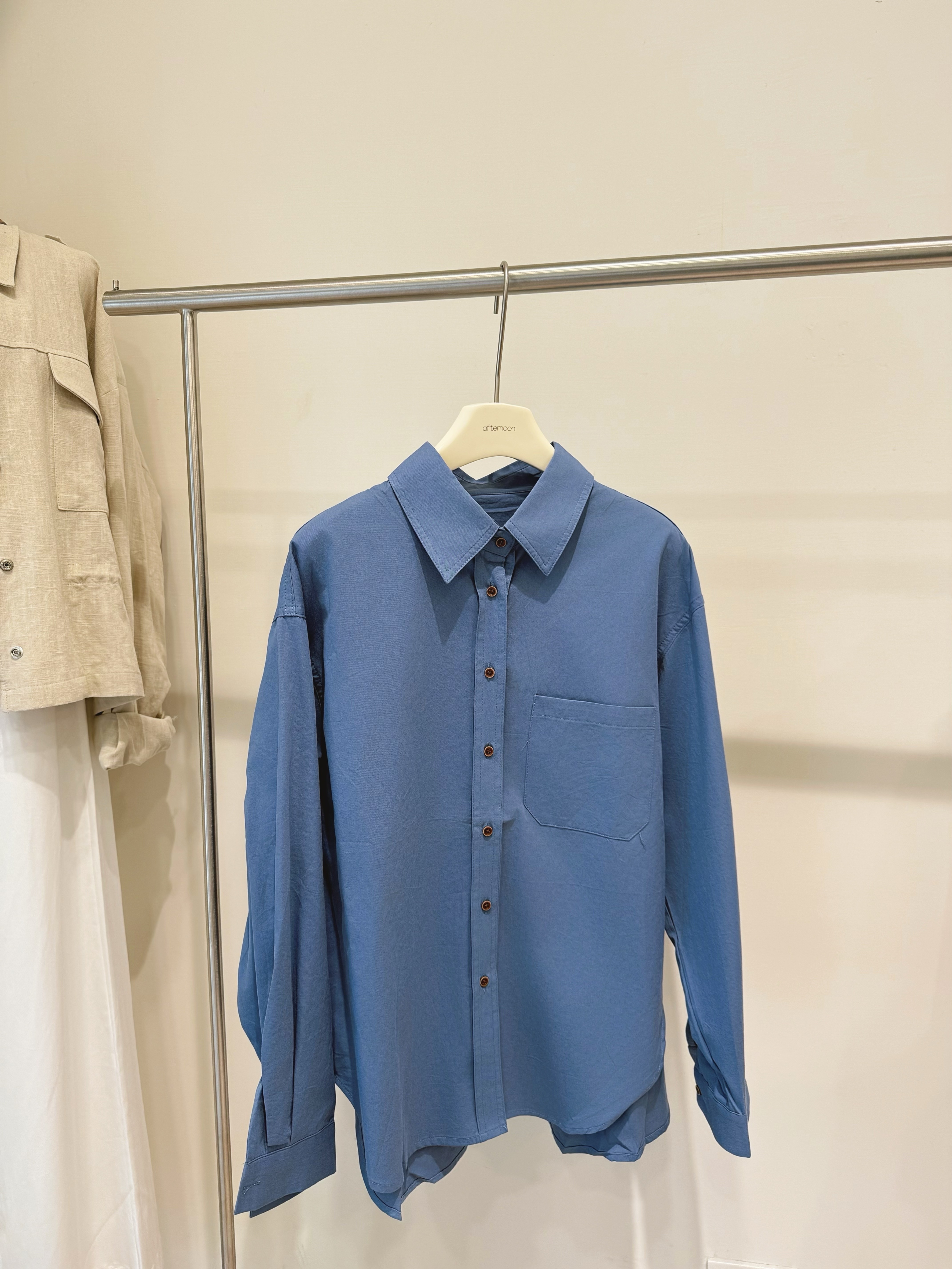 868 秋感霧色調襯衫