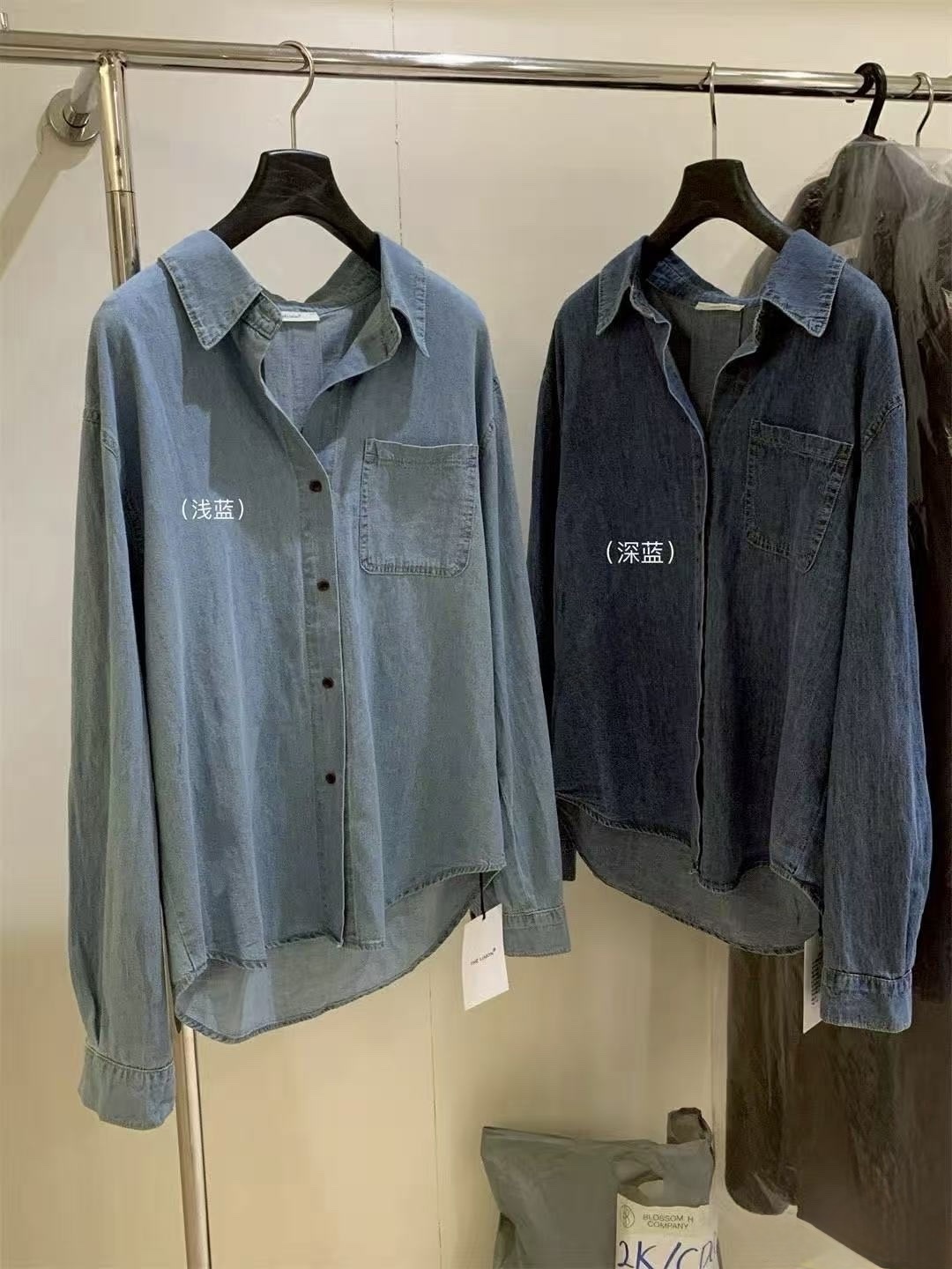 1101 經典百搭牛仔長袖襯衫