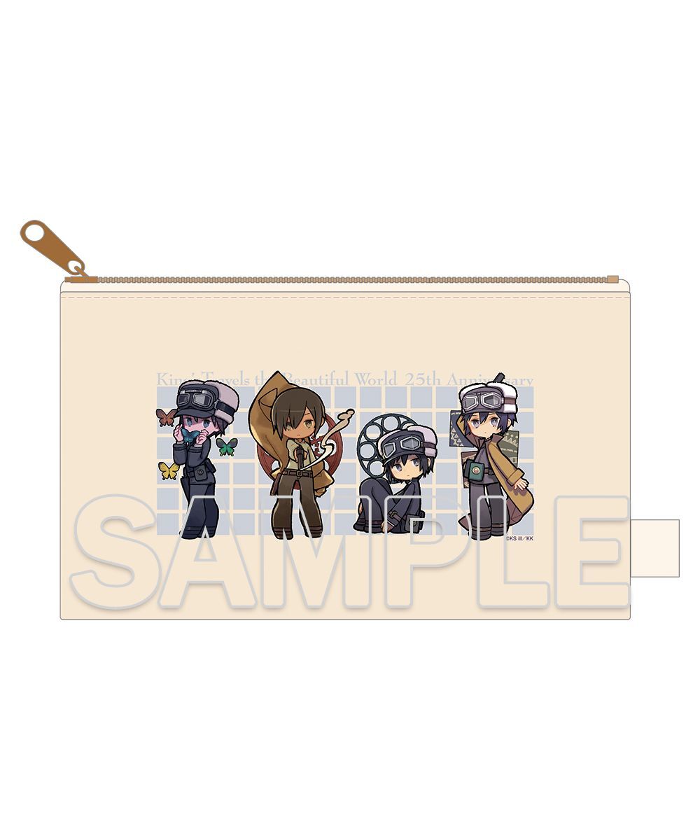 預購-『奇諾の旅 the Beautiful World』25周年紀念 筆袋【日本進口精品】