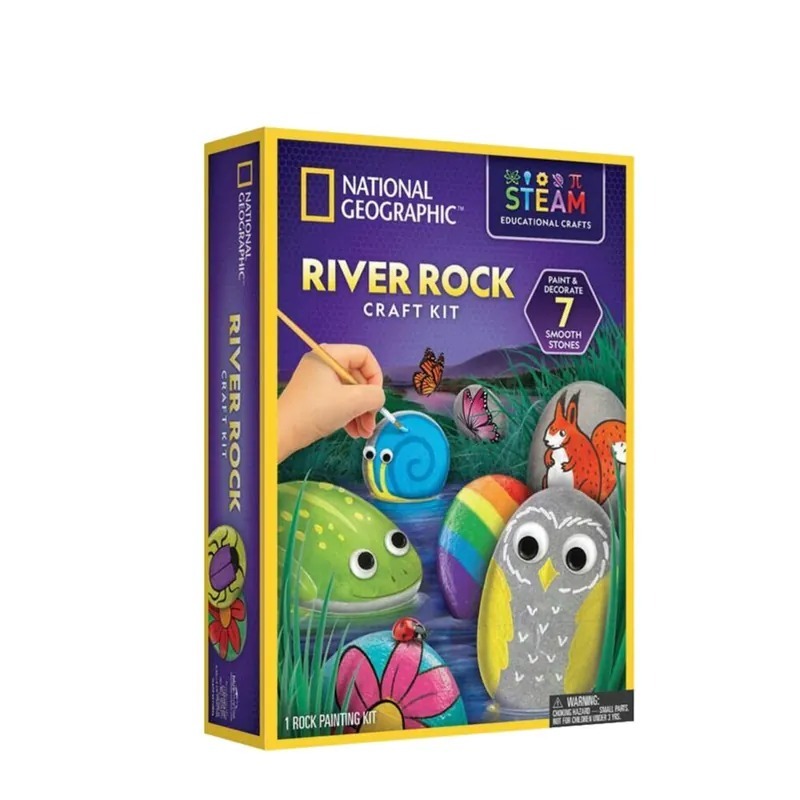 NATIONAL GEOGRAPHIC 國家地理 彩繪鵝卵石手作套組