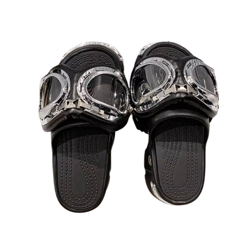 HK07 賽博護目鏡厚底拖鞋 / 涼鞋