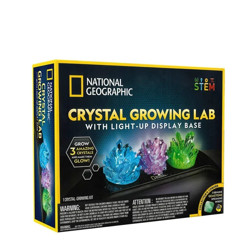 NATIONAL GEOGRAPHIC 國家地理 晶透奇蹟(水晶栽種實驗室)-附光影展示台