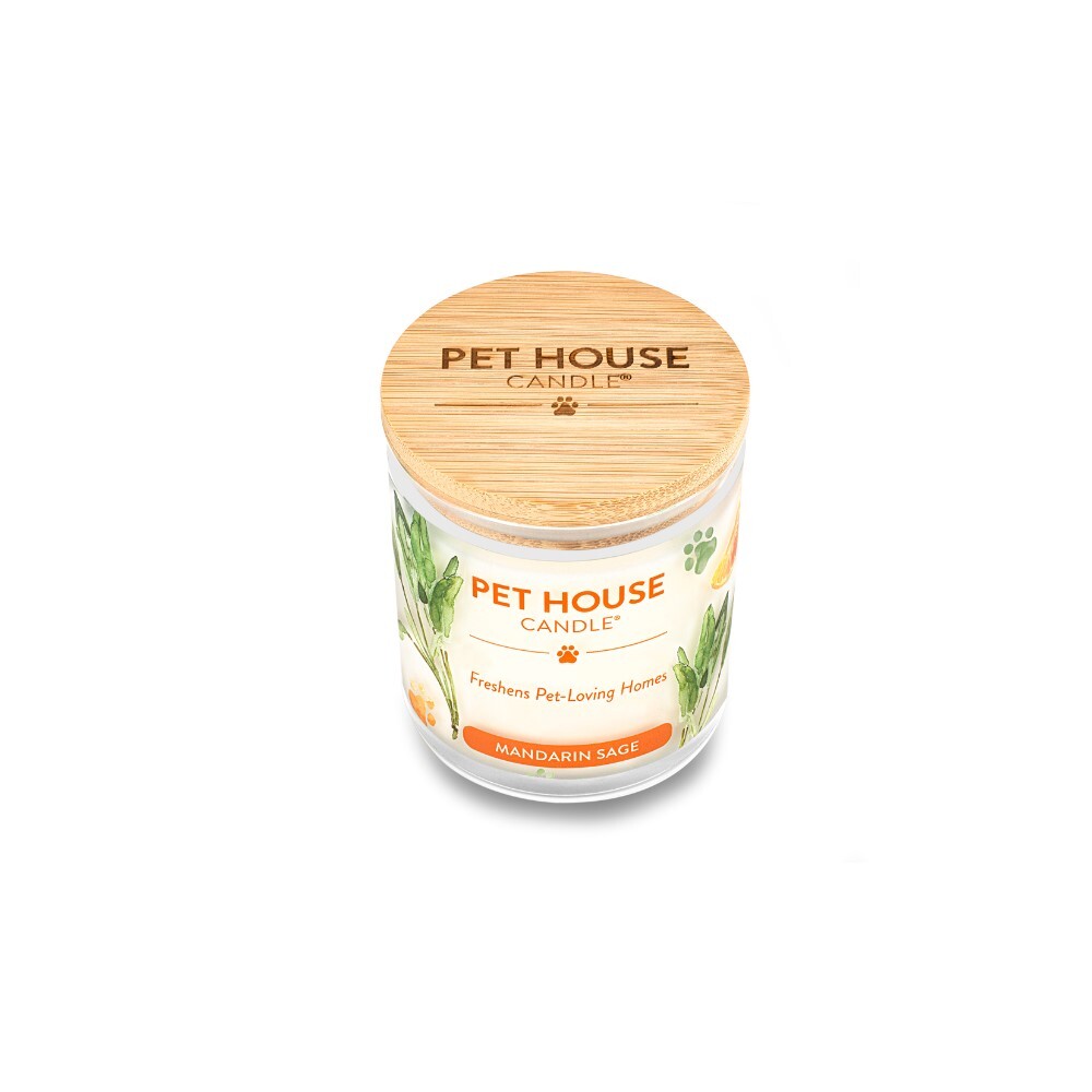 One Fur All 天然精油香薰除臭蠟燭 - 柑桔鼠尾草 (9oz)