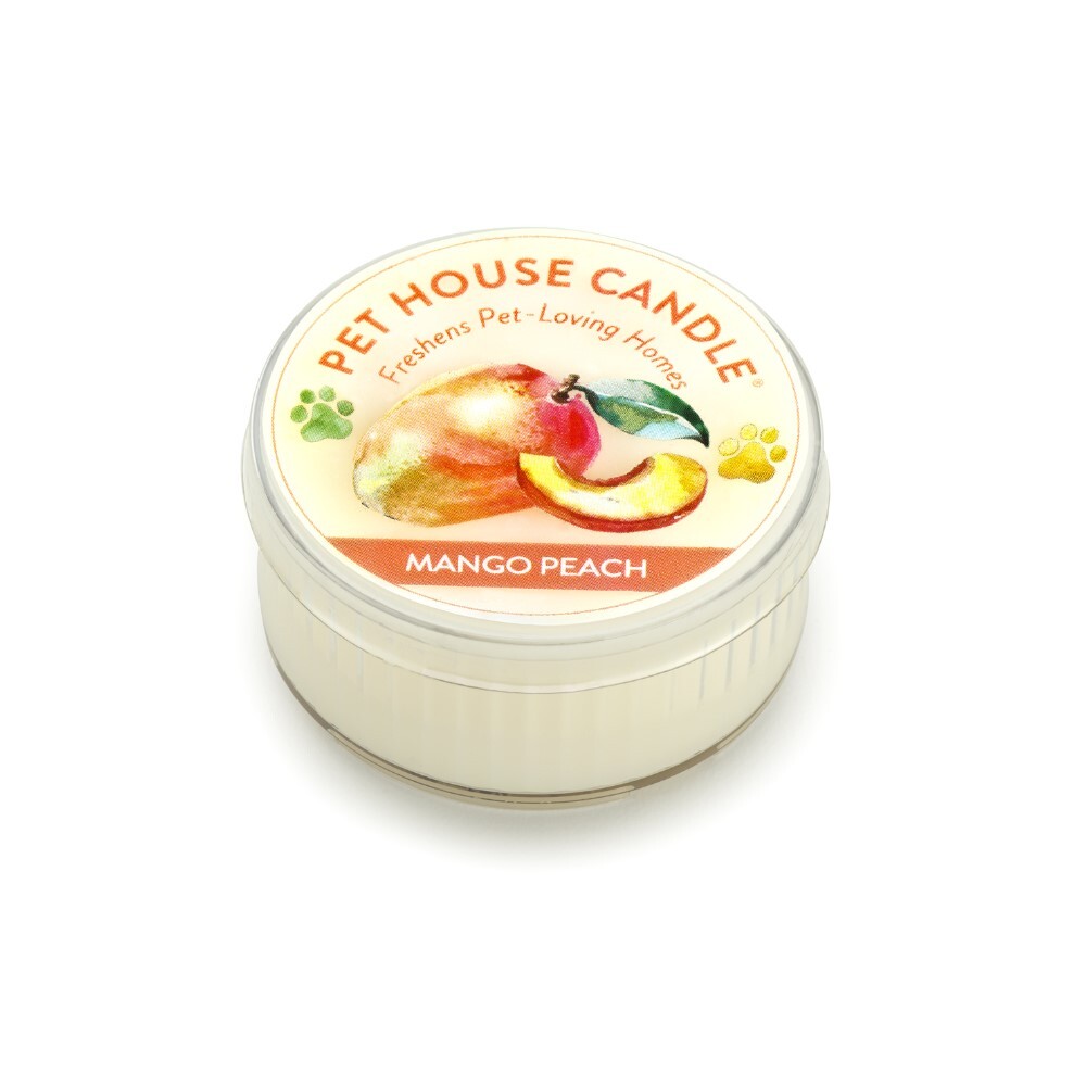 One Fur All 天然精油香薰除臭蠟燭 - 芒果香桃 (1.5oz)