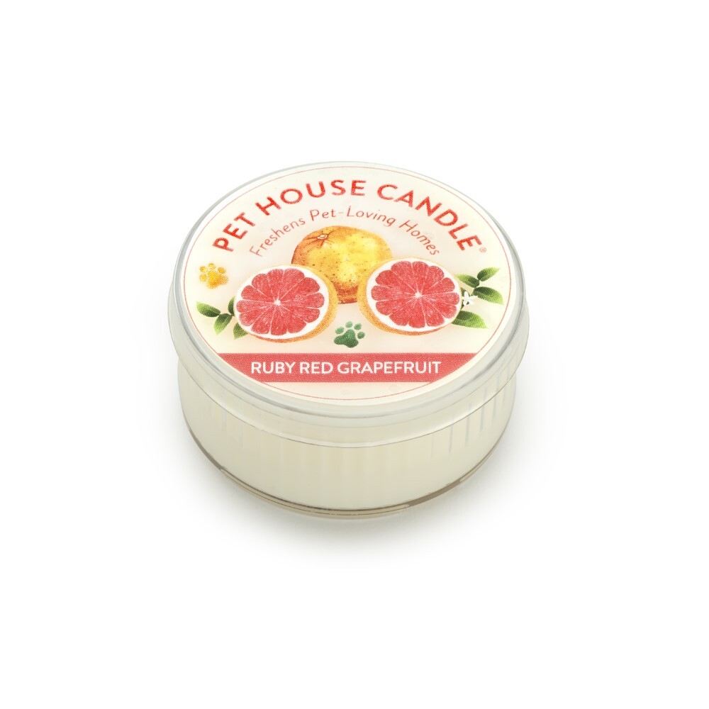 One Fur All 天然精油香薰除臭蠟燭 - 紅寶石葡萄柚 (1.5oz)