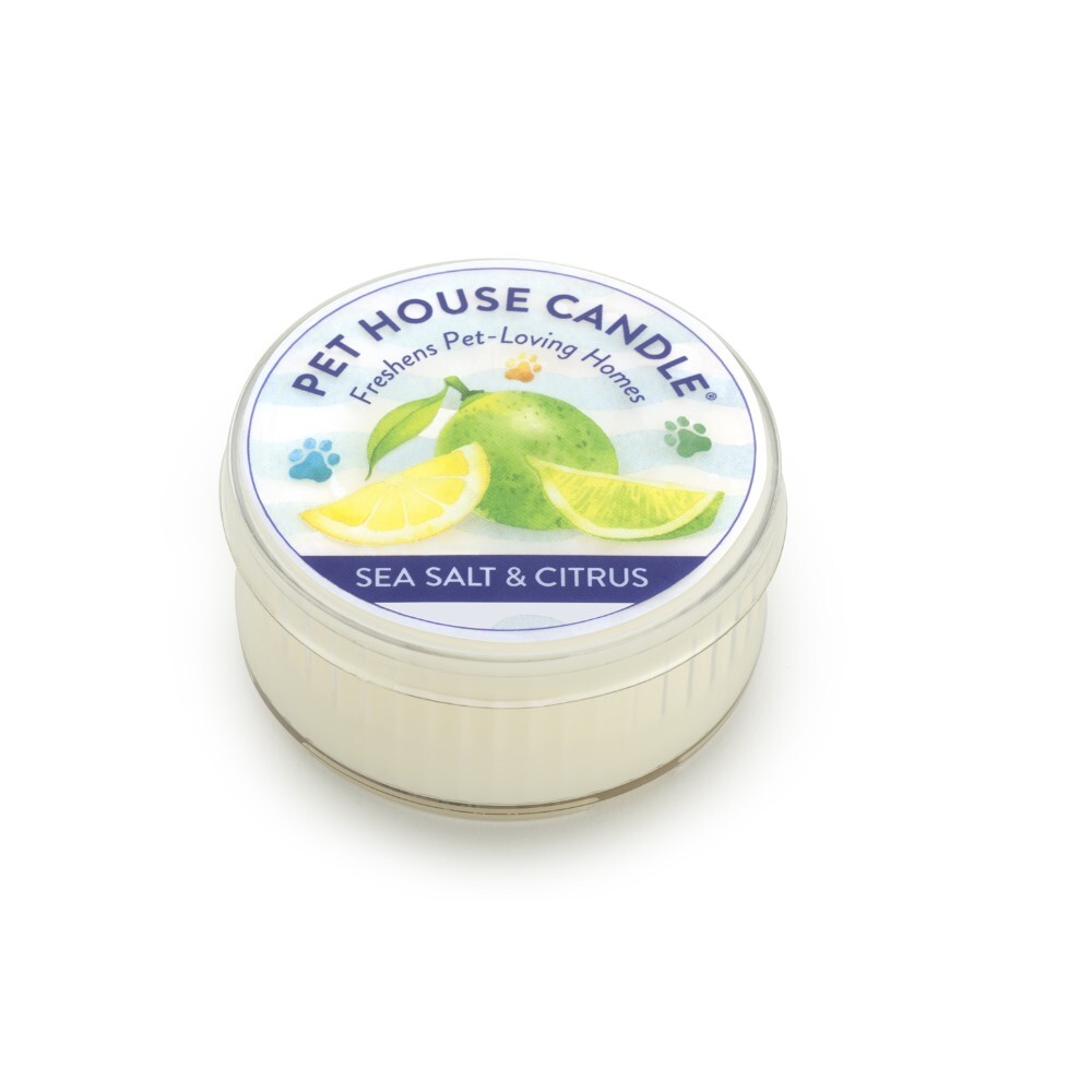 One Fur All 天然香薰除臭蠟燭 - 海鹽柑橘 (1.5oz)
