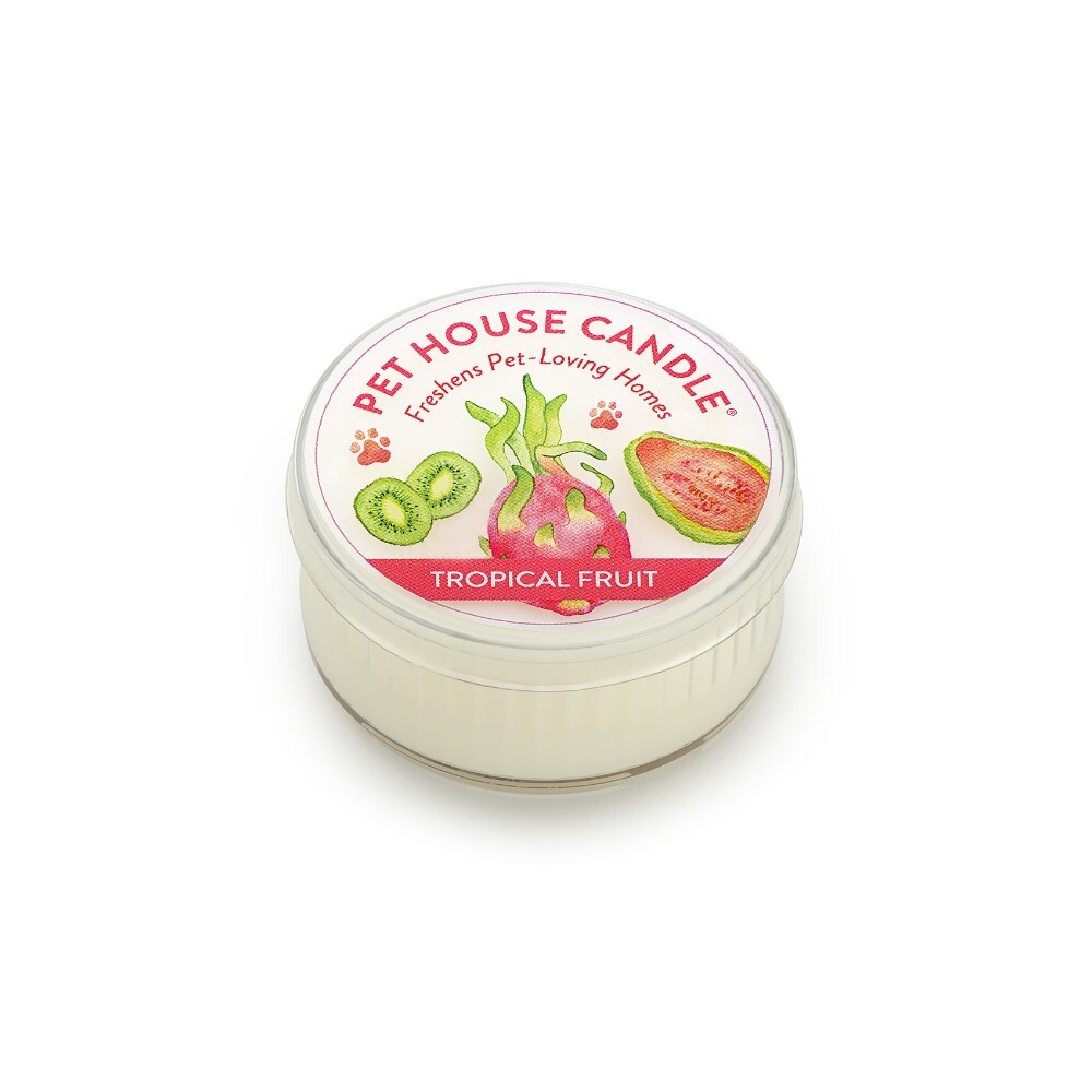 One Fur All 天然精油香薰除臭蠟燭 - 熱帶水果 (1.5oz)