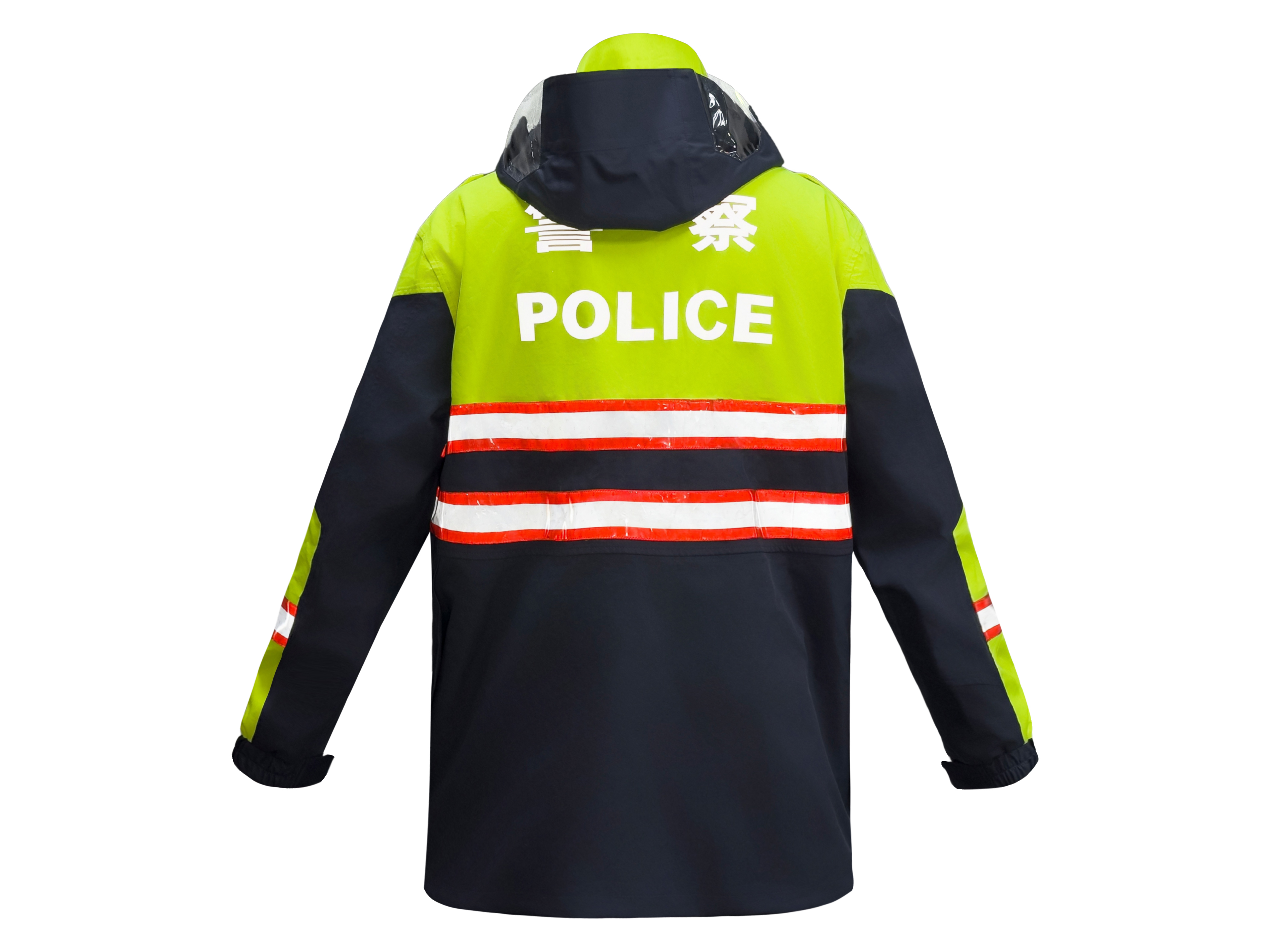 警察高透氣防水工作服/警察雨衣/耐水壓25,000mm/撥水5級/透濕30,000㎡24hrs