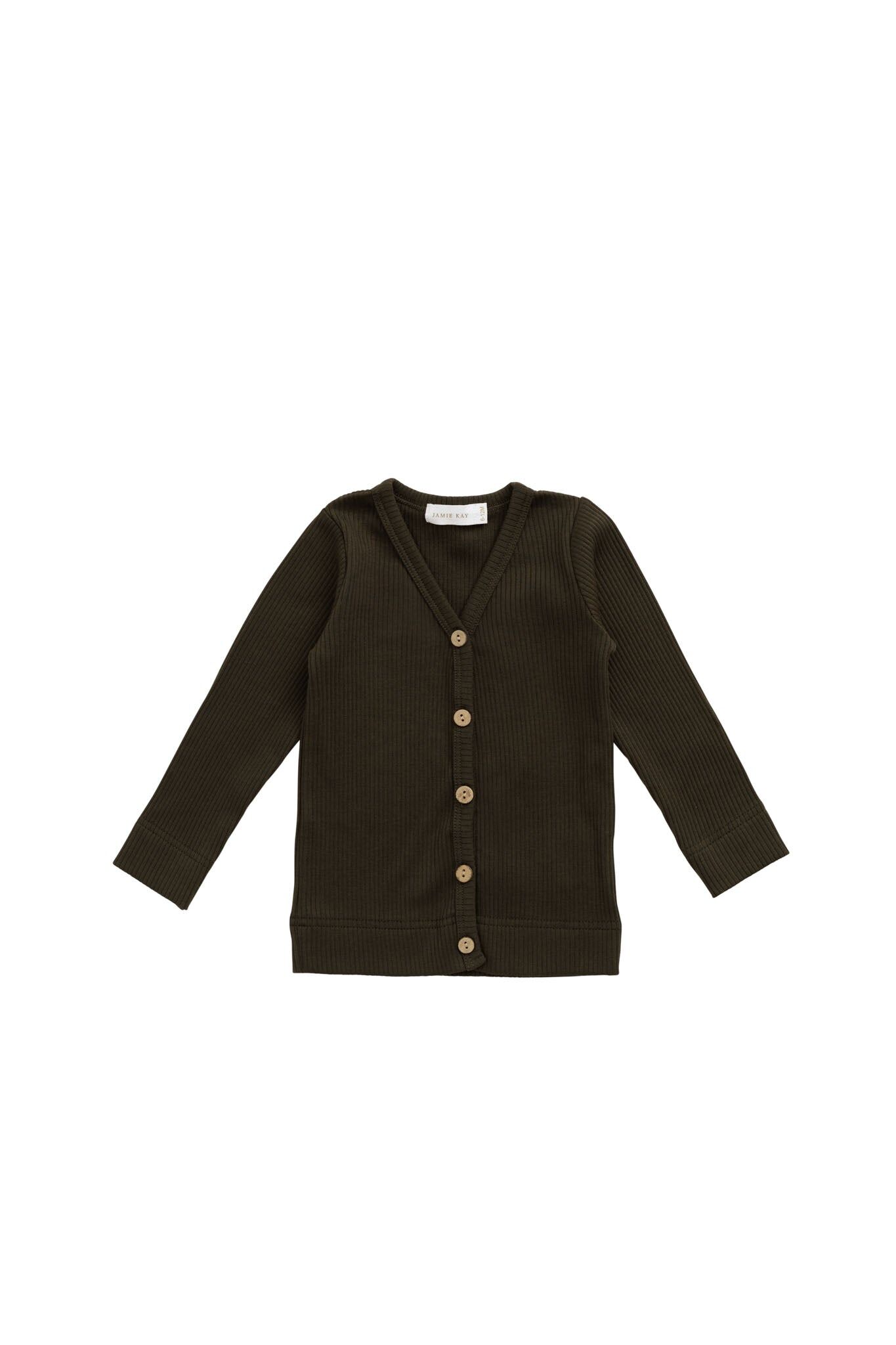 【預購】JAMIE KAY - Organic Cotton Modal Cardigan（Bistre）