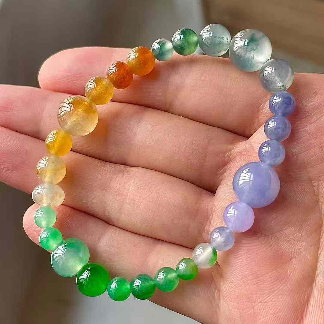 9125552 翡翠高冰多寶手串