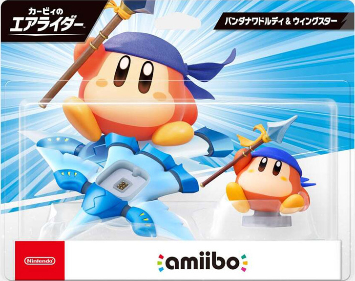amiibo 頭巾瓦豆魯迪 & 羽翼之星（卡比的馭天飛行者系列）