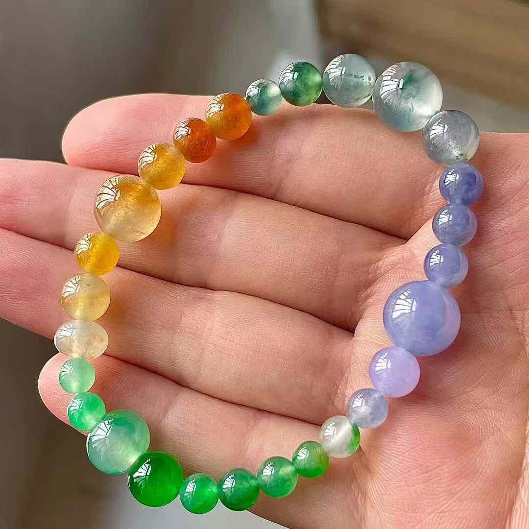 翡翠高冰多寶手串,天然翡翠A玉, 緬甸玉, Jade, Jadeite