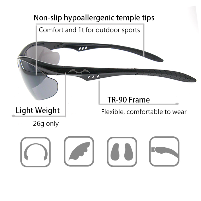 Mola sports sunglasses Vie-blg frame feature
