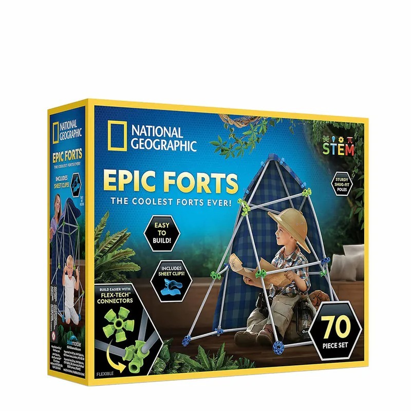 NATIONAL GEOGRAPHIC 國家地理 奇幻小堡壘創意工程建築套組 -70件