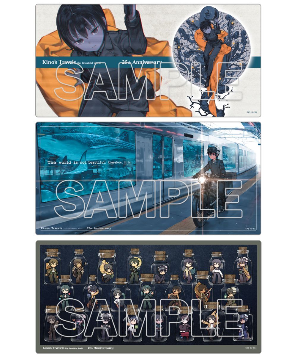 預購-『奇諾の旅 the Beautiful World』25周年紀念 特製桌墊 系列【日本進口精品】