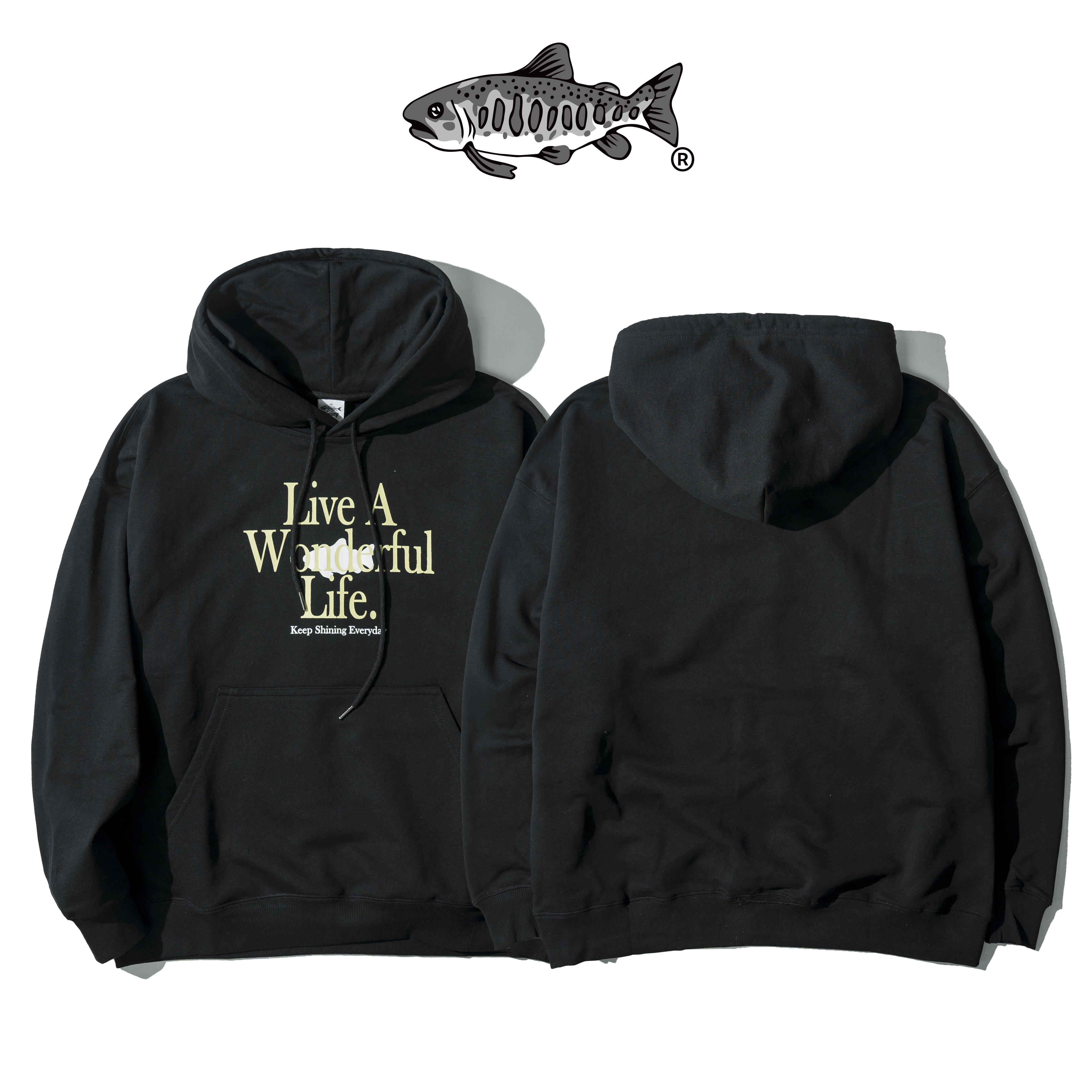 AGILITY Crew Hoodie / Wonderful Life 標語帽Tee [HC-WL]