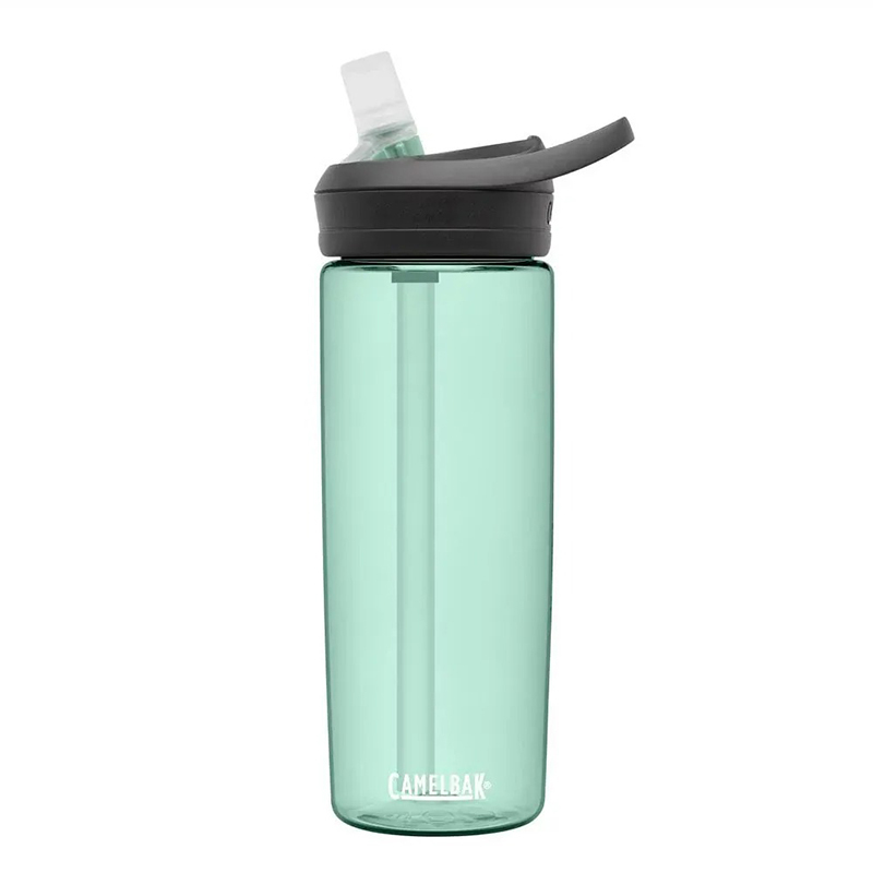 【CamelBak】600ml eddy+多水吸管水瓶RENEW-[白、黑、透藍、橄欖綠、海藍綠]