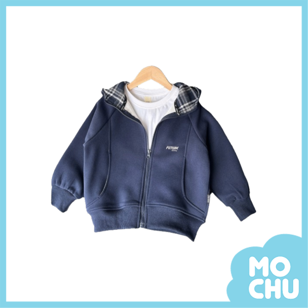 素面連帽休閒外套(二色)