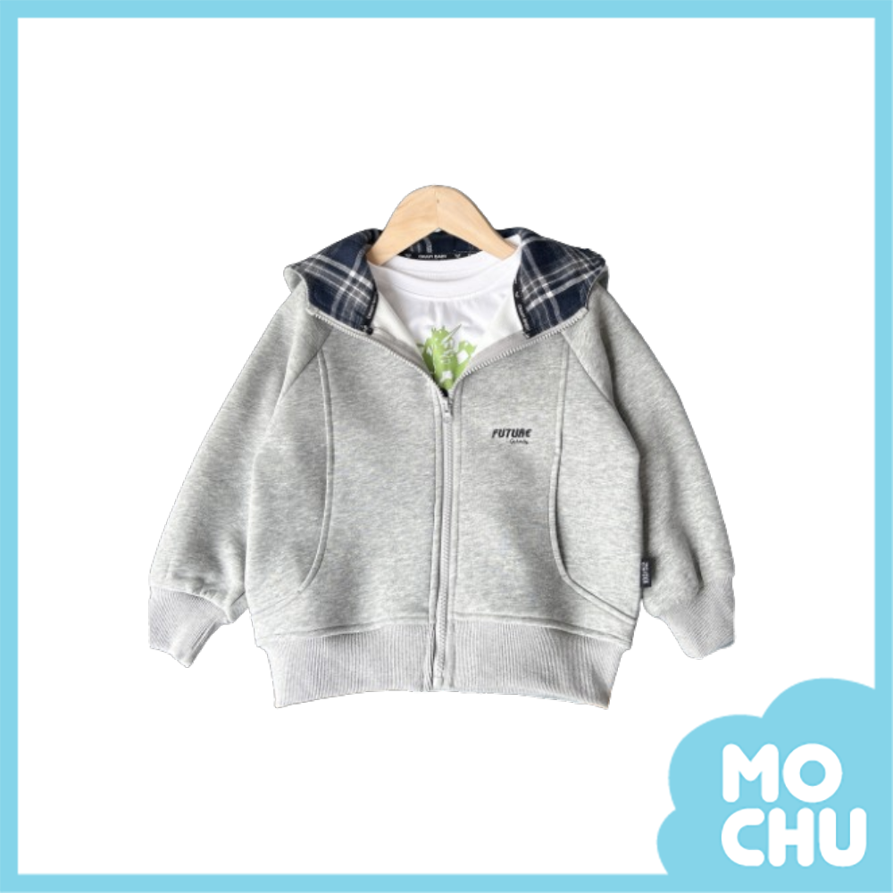 素面連帽休閒外套(二色)