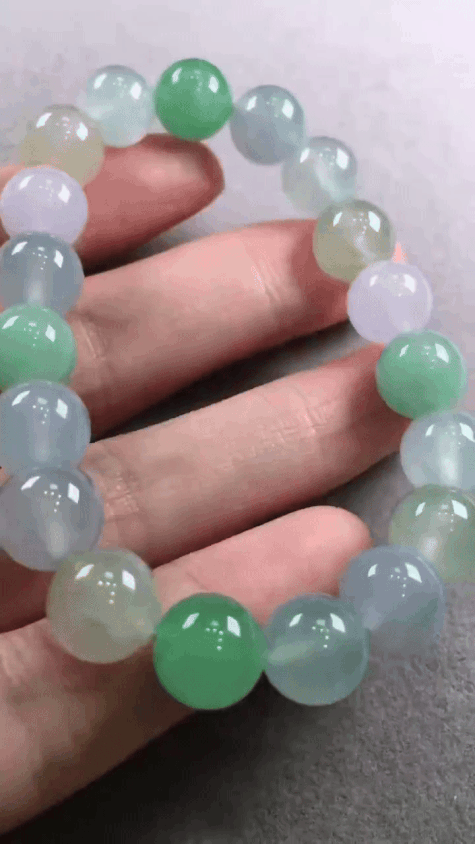 91231 翡翠糖果手串 (10mm直徑)