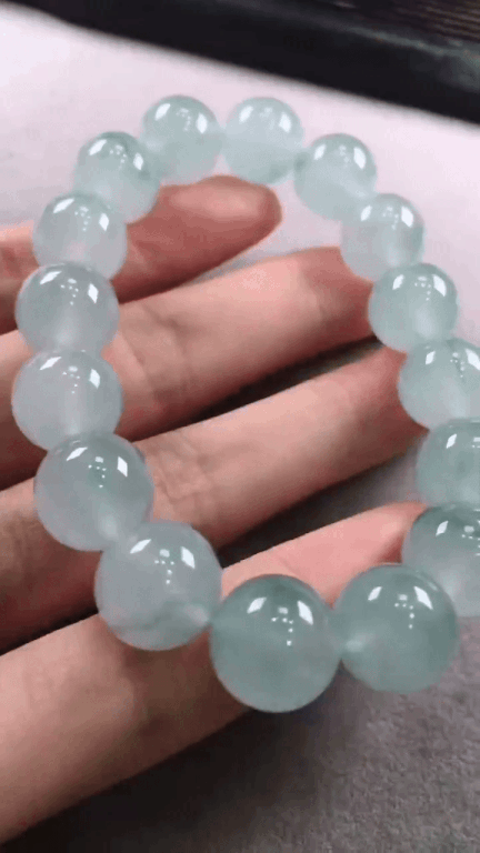 91233 翡翠手串 (12.5mm直徑)