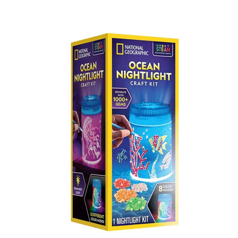NATIONAL GEOGRAPHIC 國家地理 繽紛海洋奇幻夜燈手作套組