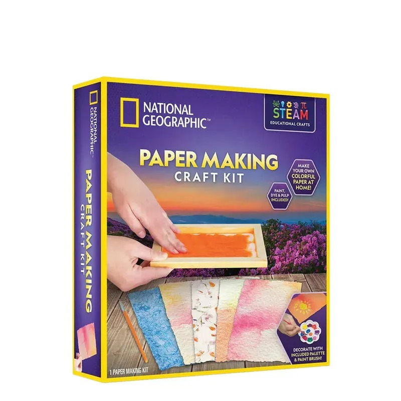 NATIONAL GEOGRAPHIC 國家地理 創意繽紛造紙工作坊