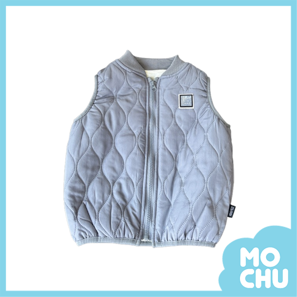 素面車線加絨背心(四色)